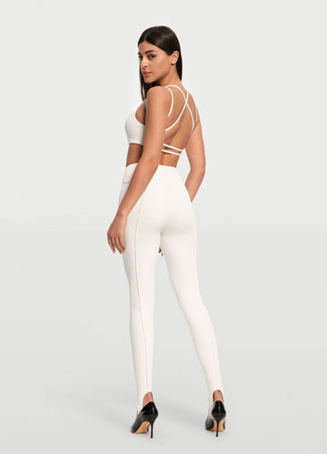 Sleek High-Waisted Stirrup Leggings