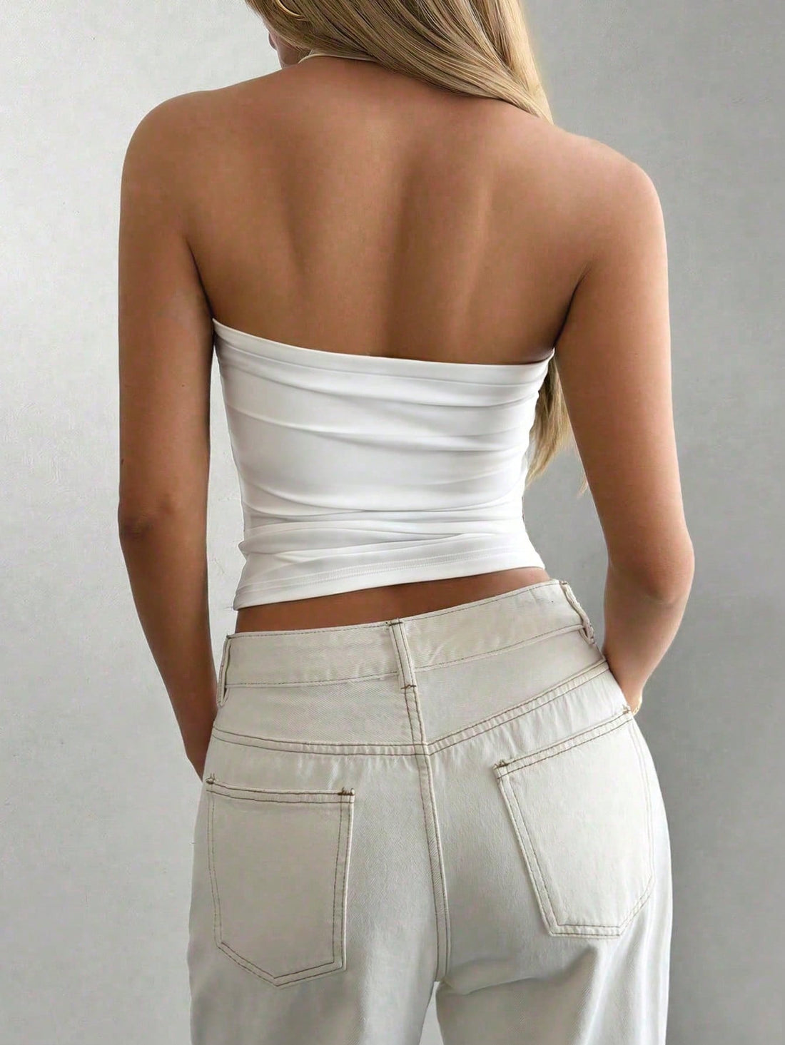 Women's Casual Retro Halter Top