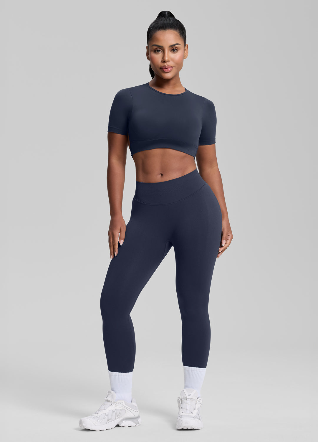 Sculpt High-Waisted Butt-Lifting Leggings with Tummy Control & Shaping for Training
