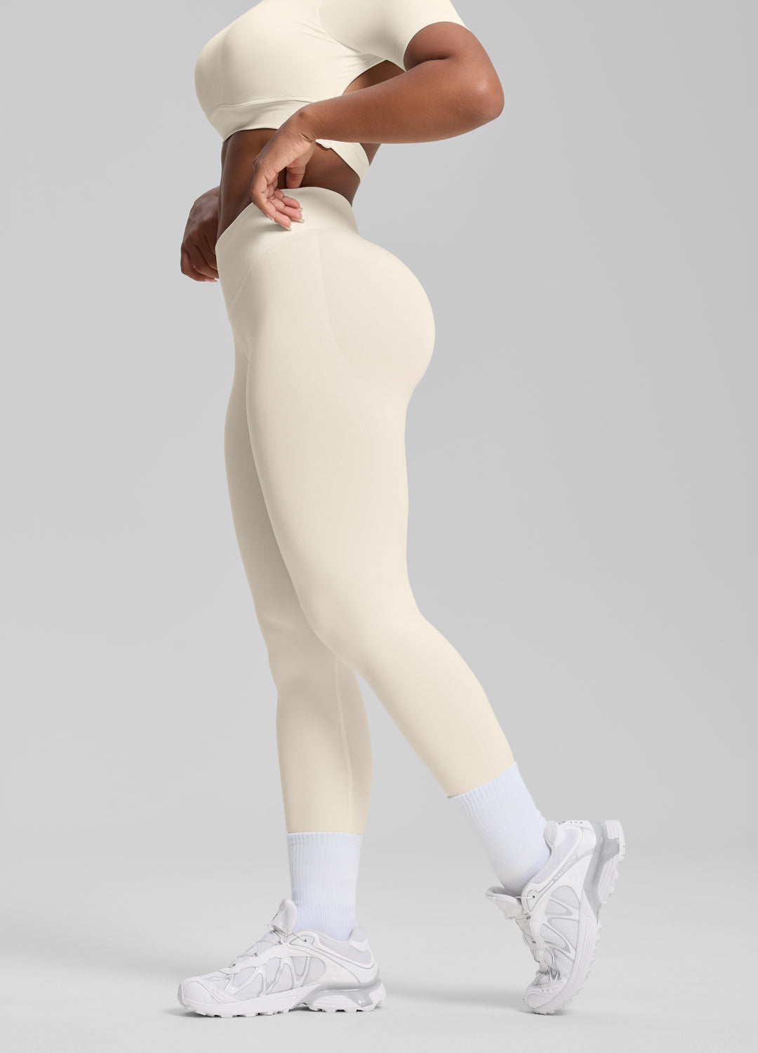 Sculpt High-Waisted Butt-Lift Leggings with Tummy Control and Body-Shaping for Training