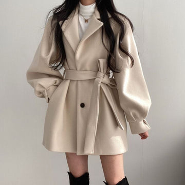 Marilena Women's Long-Sleeve Belted Coat