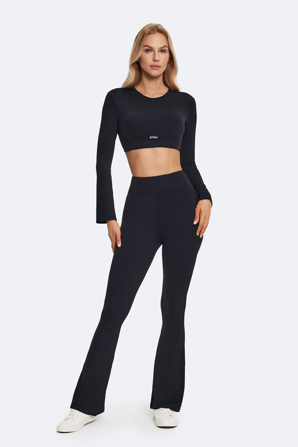 Flattering High-Waisted Flared Leggings for All-Day Comfort