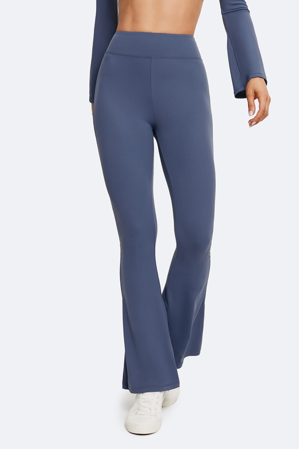Figure-Flattering High-Waisted Flared Leggings
