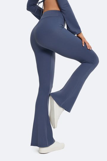Figure-Flattering High-Waisted Flared Leggings