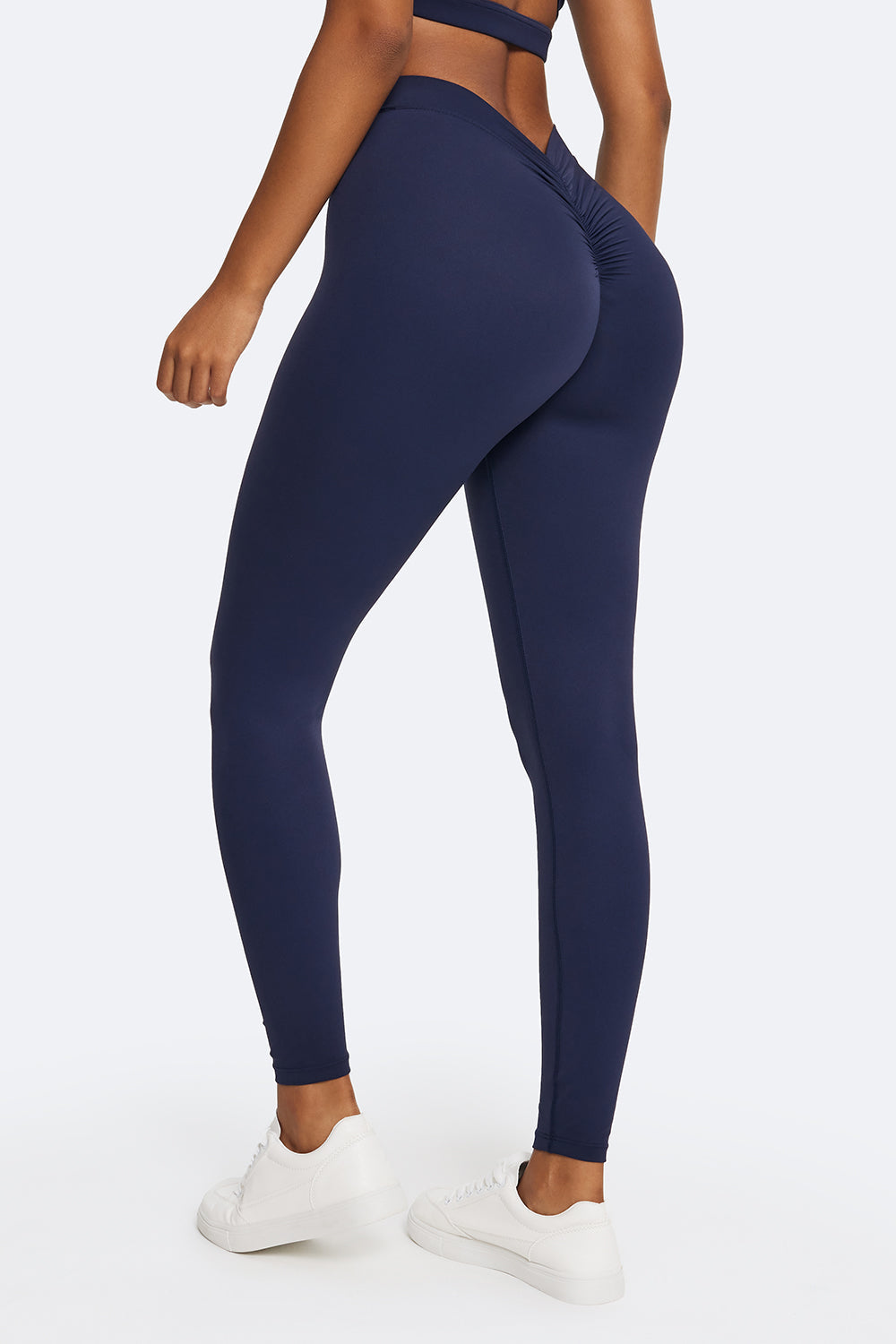 Flattering Ruched High-Waisted Leggings