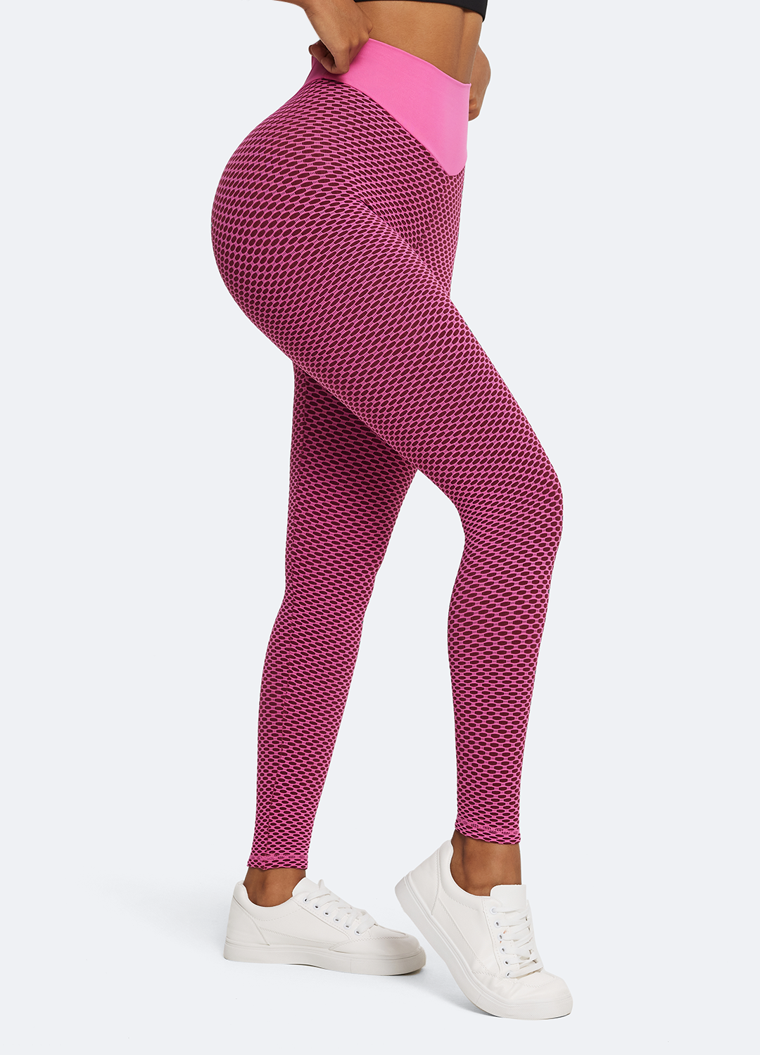 Flattering Textured Scrunch Leggings