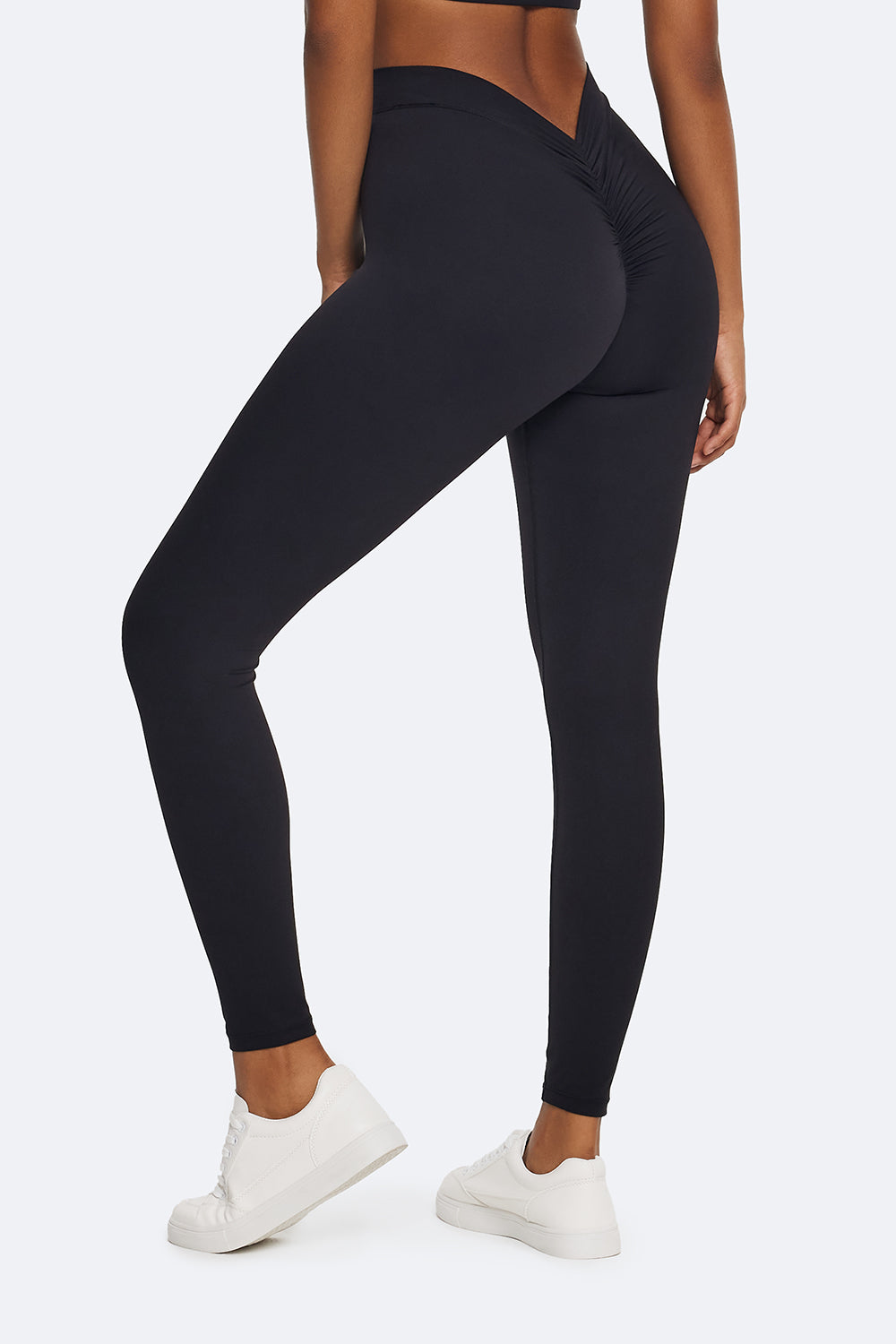 Sculpting Ruched High-Waisted Leggings