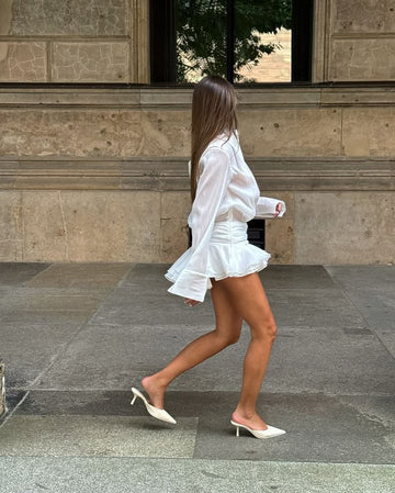 Brontë - Pleated Mini Dress