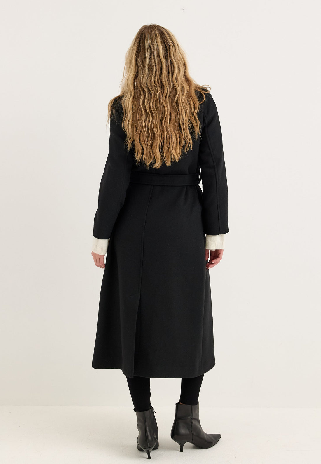 Long Wool Blend Coat