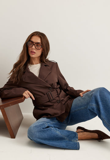 Short Trench Coat