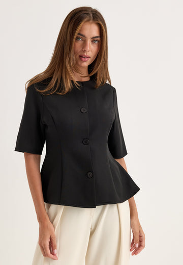 Suit Button Blouse
