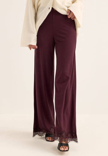 Lace Detail Trousers