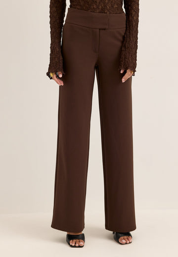 Soft Suit Wide Trousers