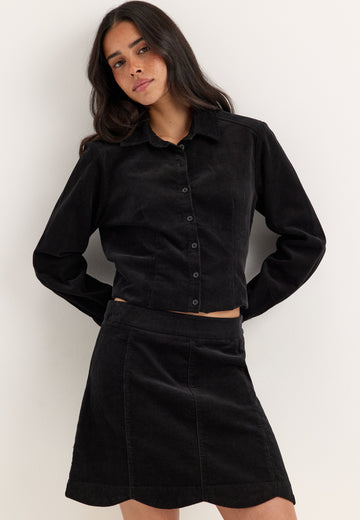 Corduroy Mini Skirt