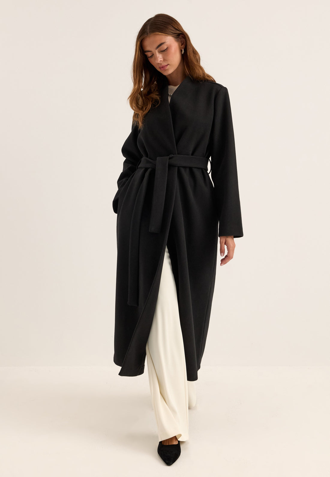 Belted Long Coat