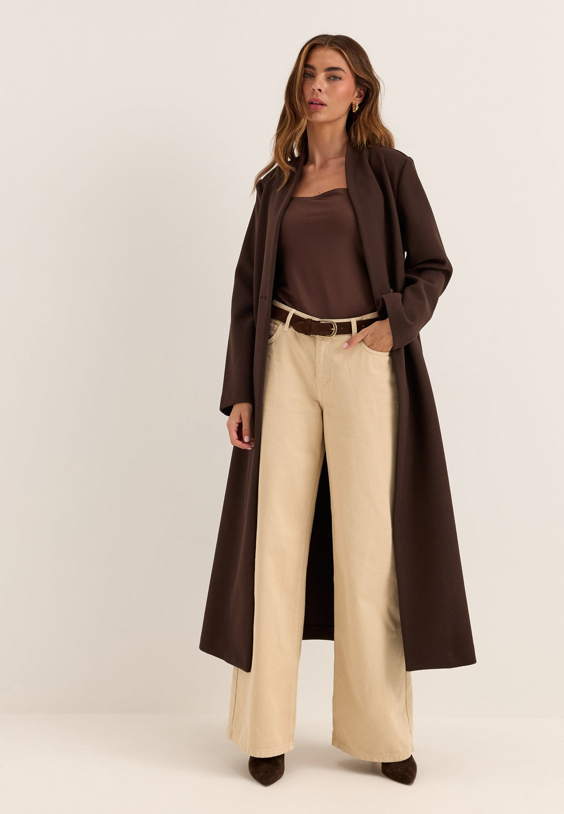 Belted Long Coat