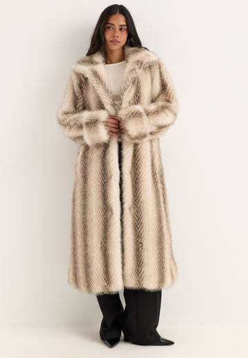 Long Faux Fur Coat