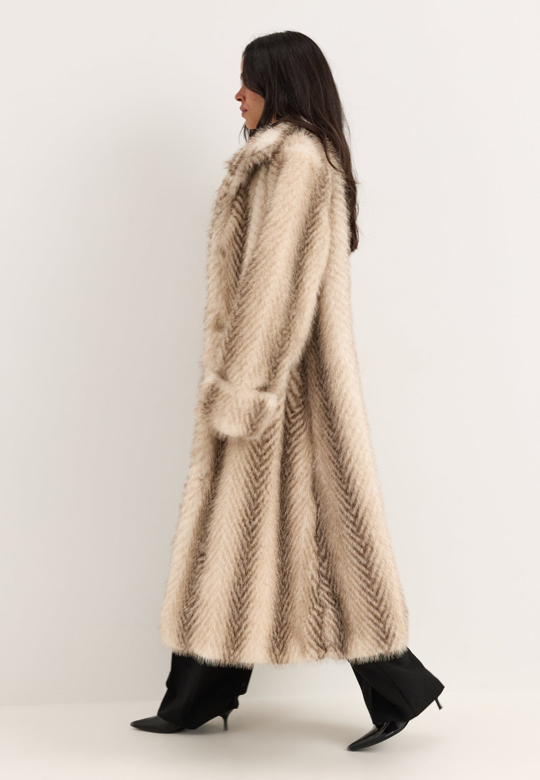 Long Faux Fur Coat