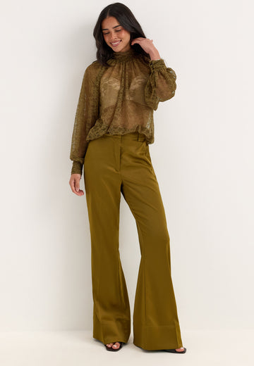 High Neck Lace Blouse