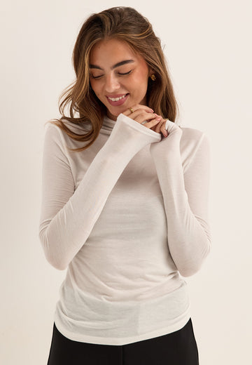 Long Sleeve Modal Top