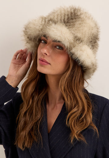 Faux Fur Bucket Hat