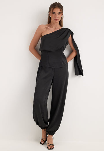 Satin Balloon Trousers