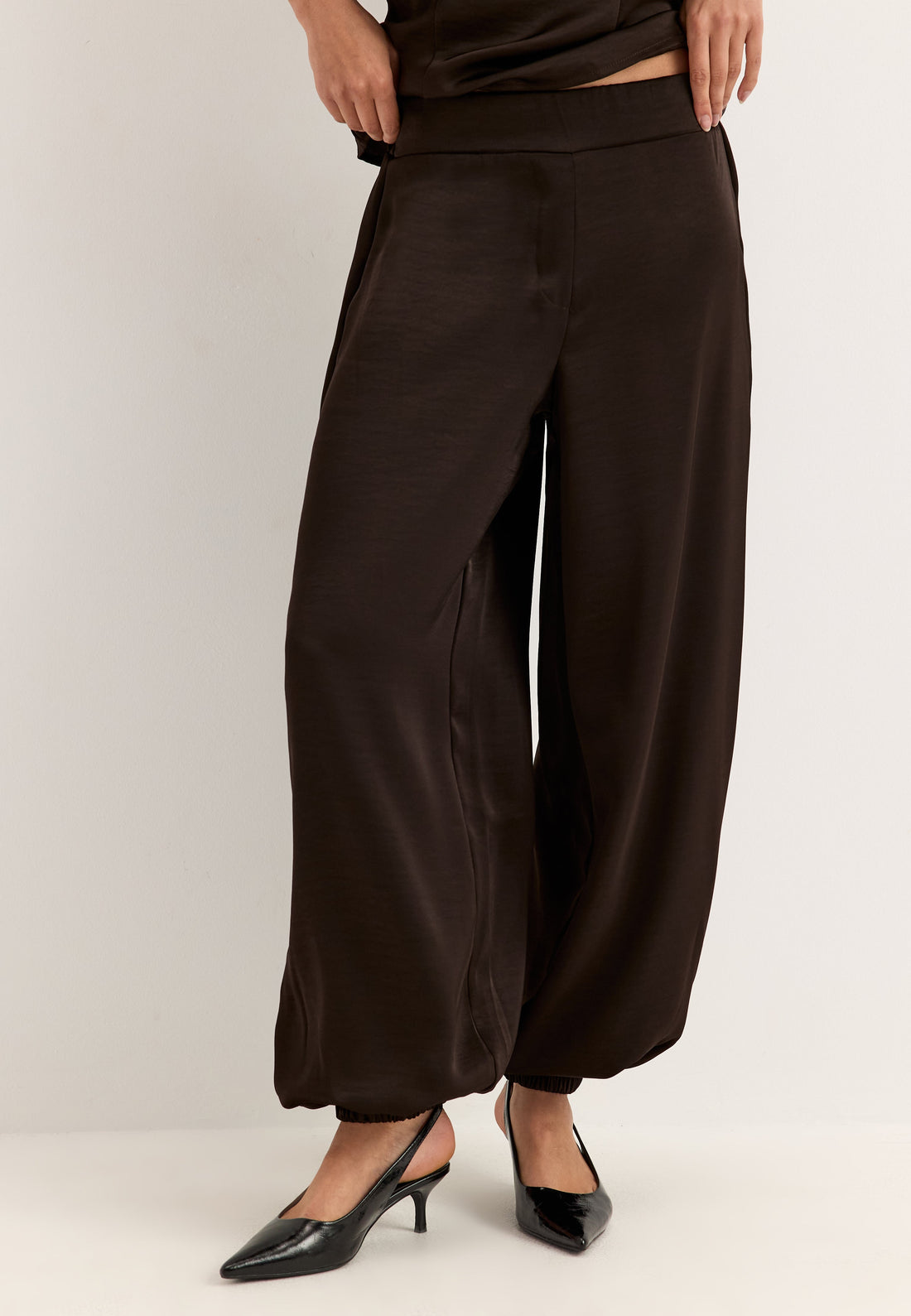 Satin Balloon Trousers