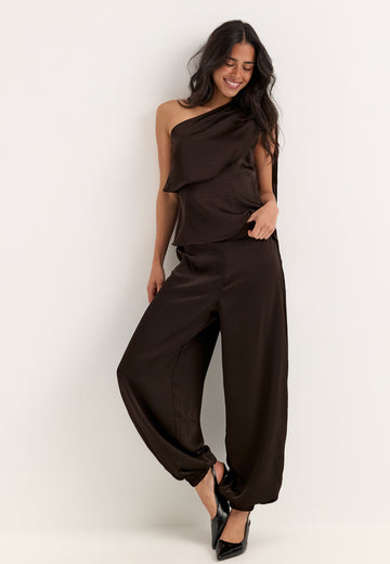 Satin Balloon Trousers