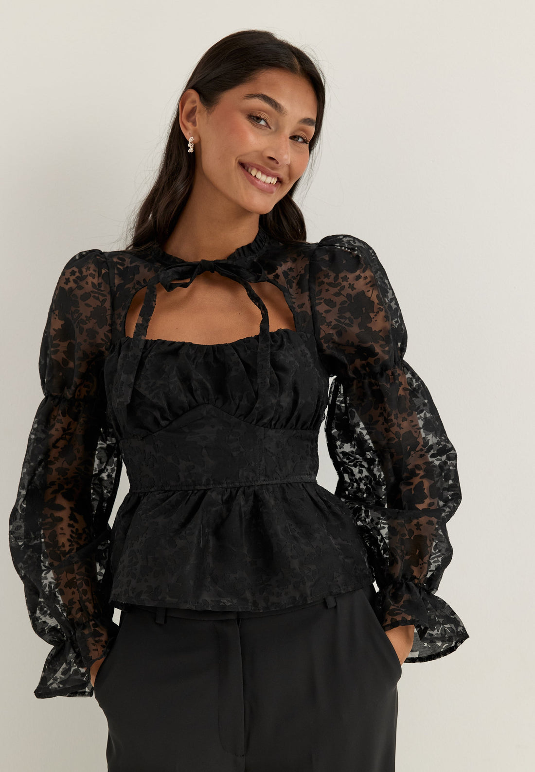 Peplum Blouse