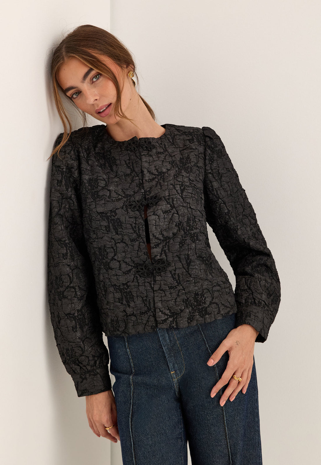 Remake Knot Buttons Jacket