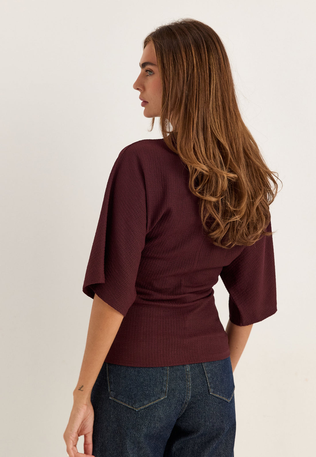 Funnel Neck Top