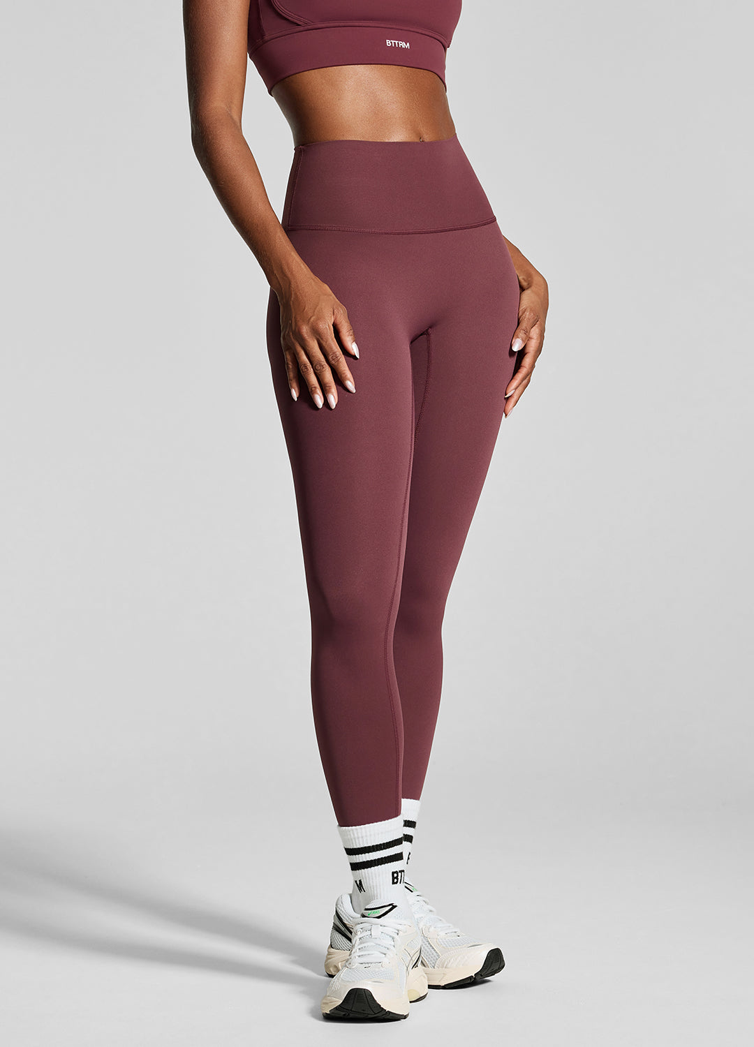 Flattering High-Waisted ⅞-Length Leggings