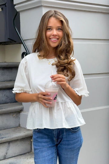 Emilia White Blouse