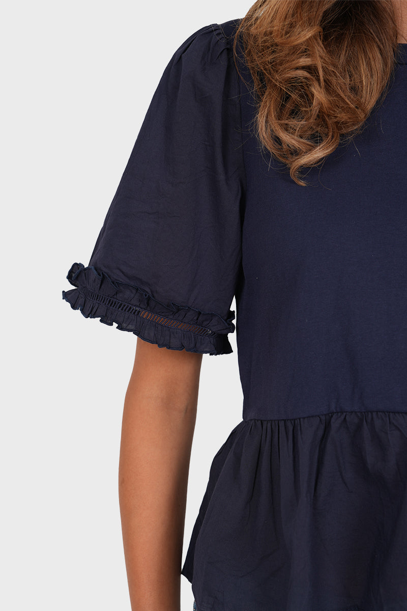 Emilia blouse navy