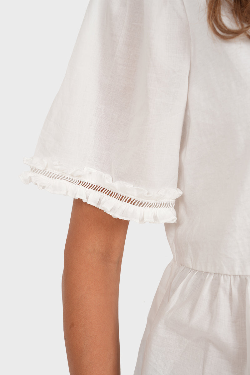 Emilia White Blouse