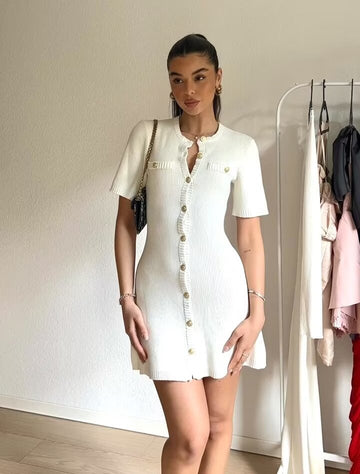 Zinnia - Knitted Mini Dress