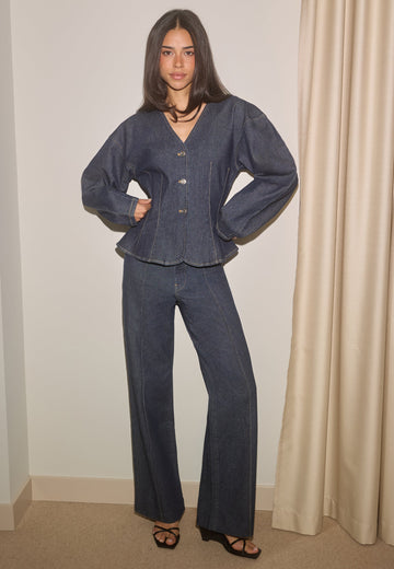 Denim Shaped Jacket
