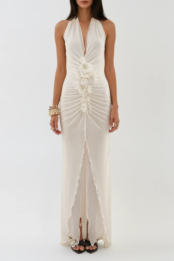 Neck Flower Breeze Maxi