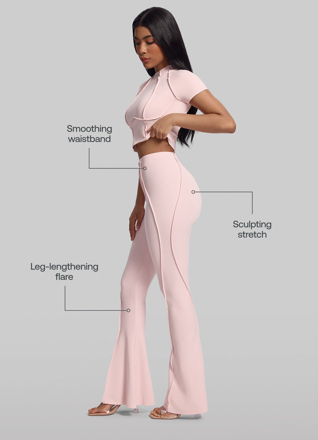Chic Longline Flare Leggings for a Flattering Silhouette