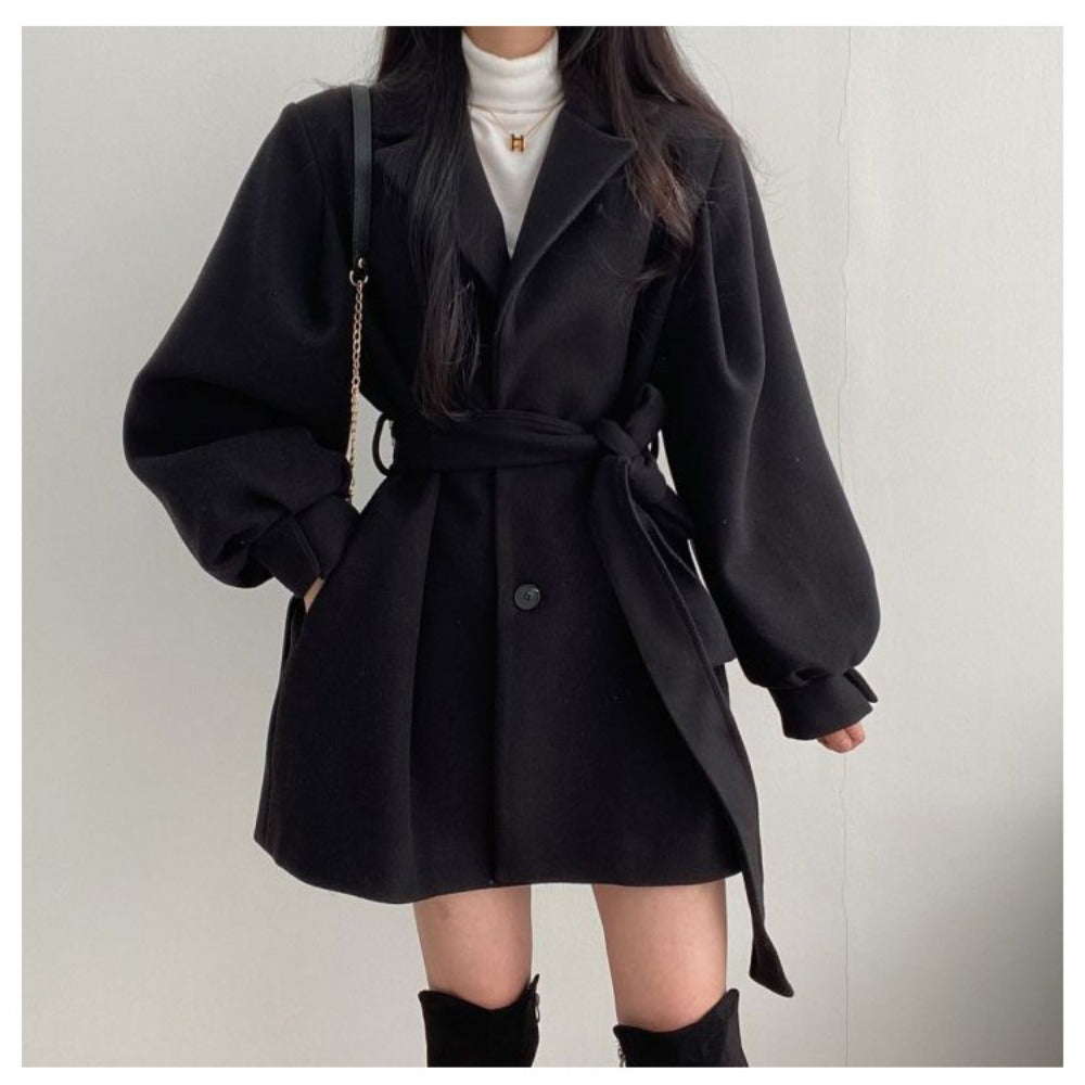 Marilena Women's Long-Sleeve Belted Coat