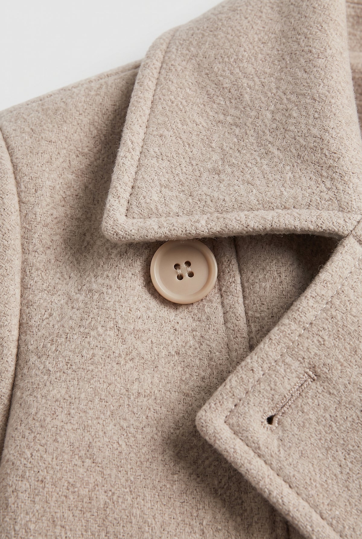 Black Long Trench Coat — Pink